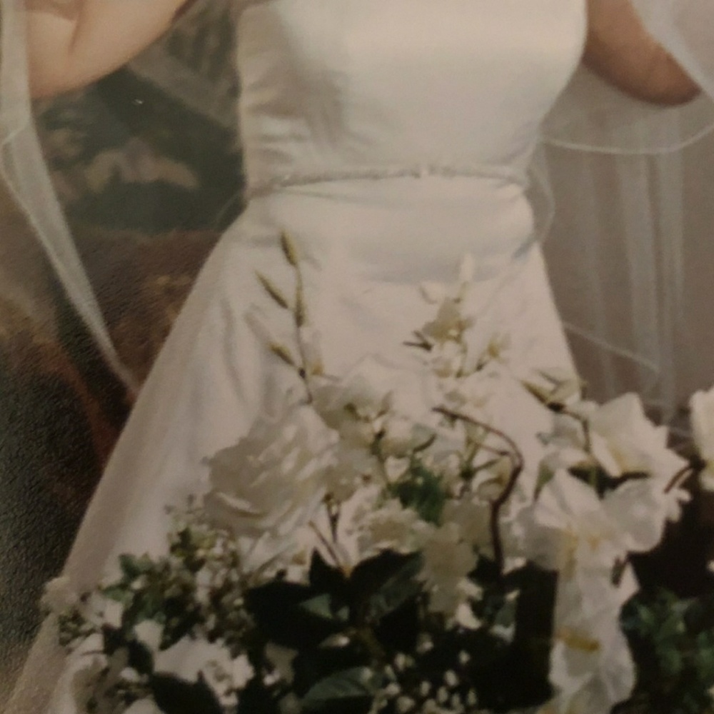 Alvina Valenta satin wedding dress - Picture 3 of 8